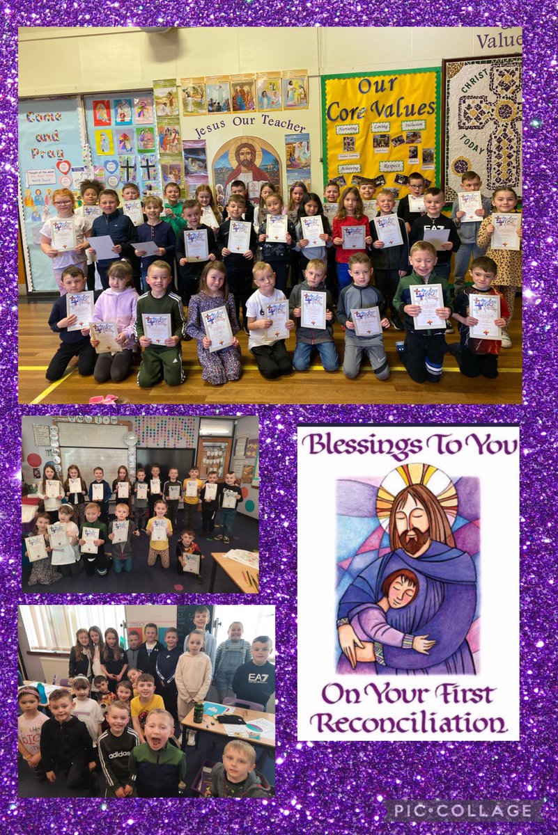 St_Aidans_PS's tweet photo. Our wonderful Pr3 children enjoyed celebrating their Sacrament of Reconciliation during assembly today. Well done children 🙏🏻💜@rcmotherwell @FrKane https://t.co/Jtn5BuBui5