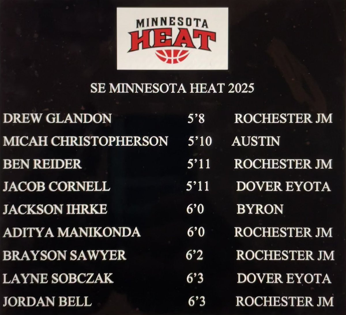 MNHeatVanEerden's tweet photo. Introducing the SE MN HEAT U15 squad! https://t.co/JCvbhIUxi3
