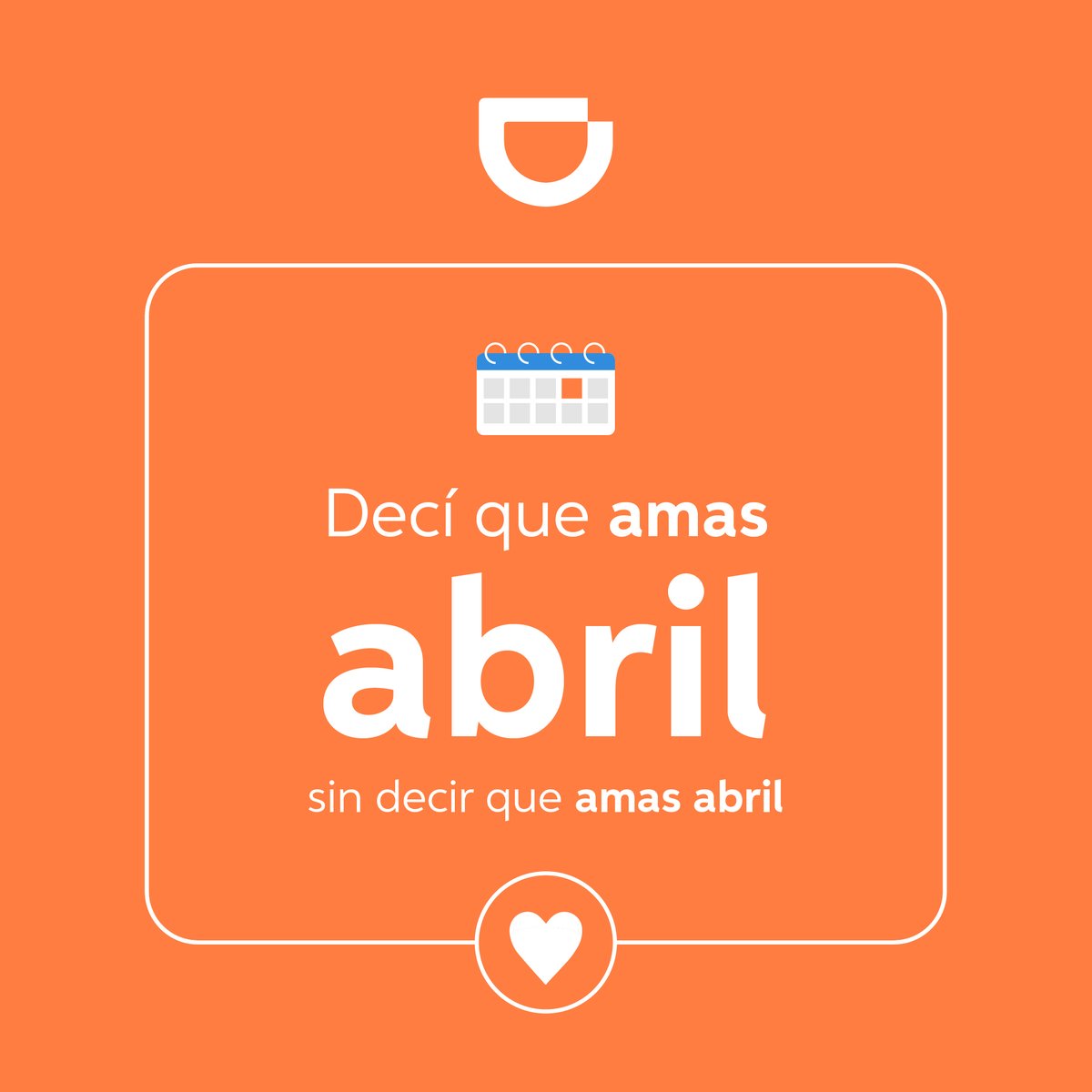 😎Empezamos nosotros:🏖️ es el mes perfecto para tomar un break, 🙋🏽‍♂️🙋🏻‍♀️adelantar cuaderno con los amigos y familiares. ¡La excusa perfecta para #RecargarEnergía! 🤩 

📱Hacé una solicitud de viaje a través de DiDi y conectate con los tuyos.
#DiDiConVos #BienvenidoAbril