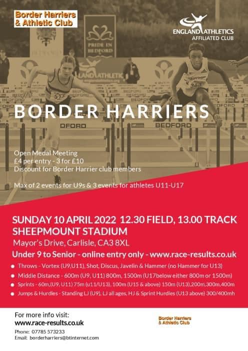 It’s April and Track &amp; Field is back 🙌🙌🙌
Online entries close April 8th so make sure you get entered 👍🧡🖤
