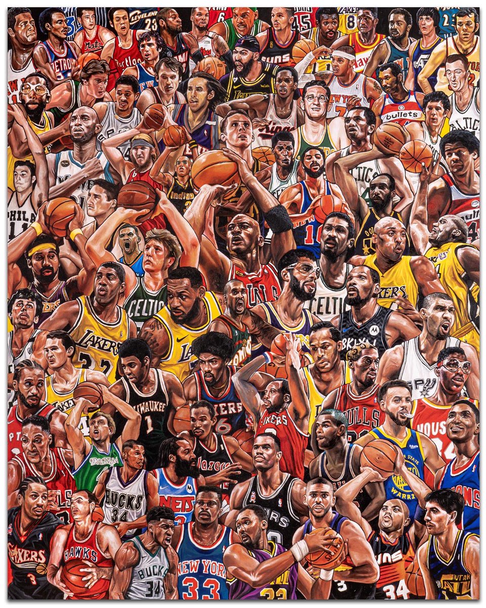 ESPNNBA's tweet photo. This drawing of the #NBA75 team 🎨

(via @Ohnoes_one) https://t.co/TsMgj9MjrQ