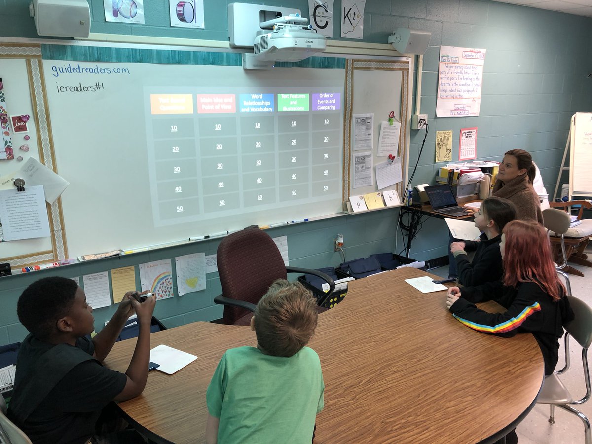 These awesome third graders are showing off their knowledge of nonfiction texts @IndyPats94 w/ <a href="/radIEreaders/">Wendy Radcliffe</a> - Jeopardy style!! 😃#WEareLakota