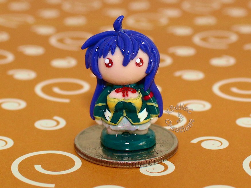 KBelleC's tweet photo. Standing slightly above 1" tall (≈2.54 cm) is a Medaka-inspired miniature figurine from Medaka Box!

#polymerClay #Sculpey #Premo #handmade #fanArt #fanmade #kawaii #chibi #otaku #anime #manga #MedakaBox #KurokamiMedaka #MedakaKurokami #KBelleC #ClumsyArtistCreations https://t.co/VuvsAhn7lK