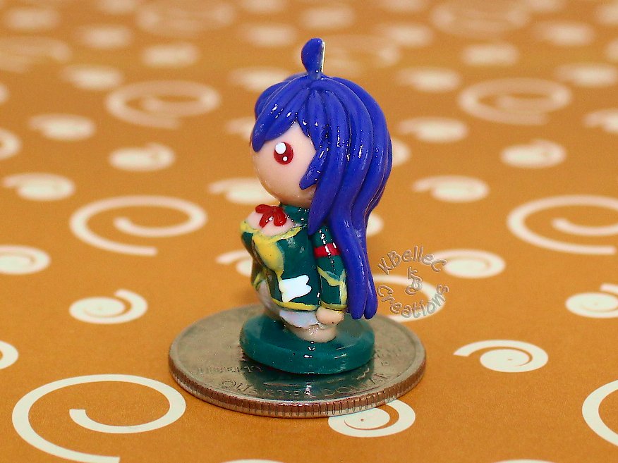 KBelleC's tweet photo. Standing slightly above 1" tall (≈2.54 cm) is a Medaka-inspired miniature figurine from Medaka Box!

#polymerClay #Sculpey #Premo #handmade #fanArt #fanmade #kawaii #chibi #otaku #anime #manga #MedakaBox #KurokamiMedaka #MedakaKurokami #KBelleC #ClumsyArtistCreations https://t.co/VuvsAhn7lK
