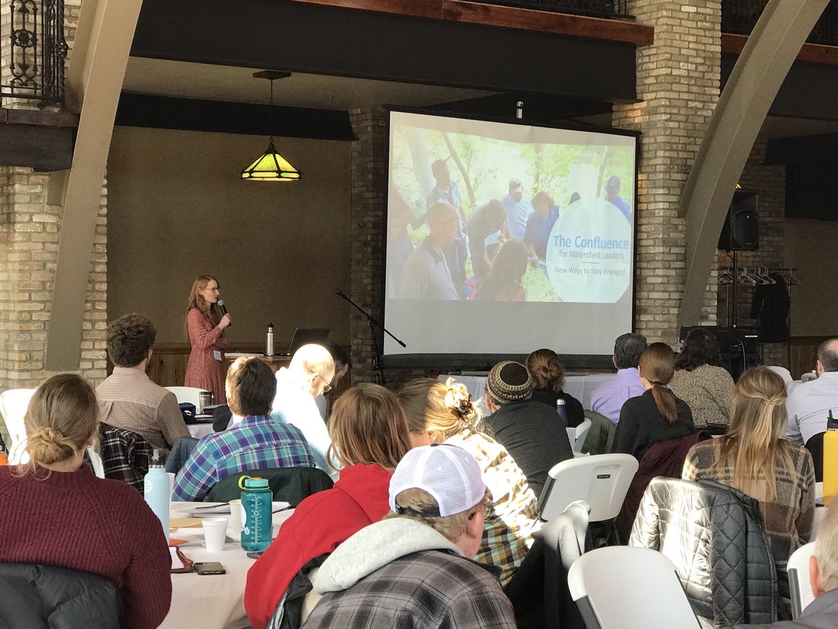 Inspiring work by <a href="/JennyMSeifert/">Jenny Seifert</a> @northcentralh2o and many others on The Confluence for Watershed Leaders. Thanks @sandcountyfdn for hosting another great LMW. Join us! community.watershedleaders.org