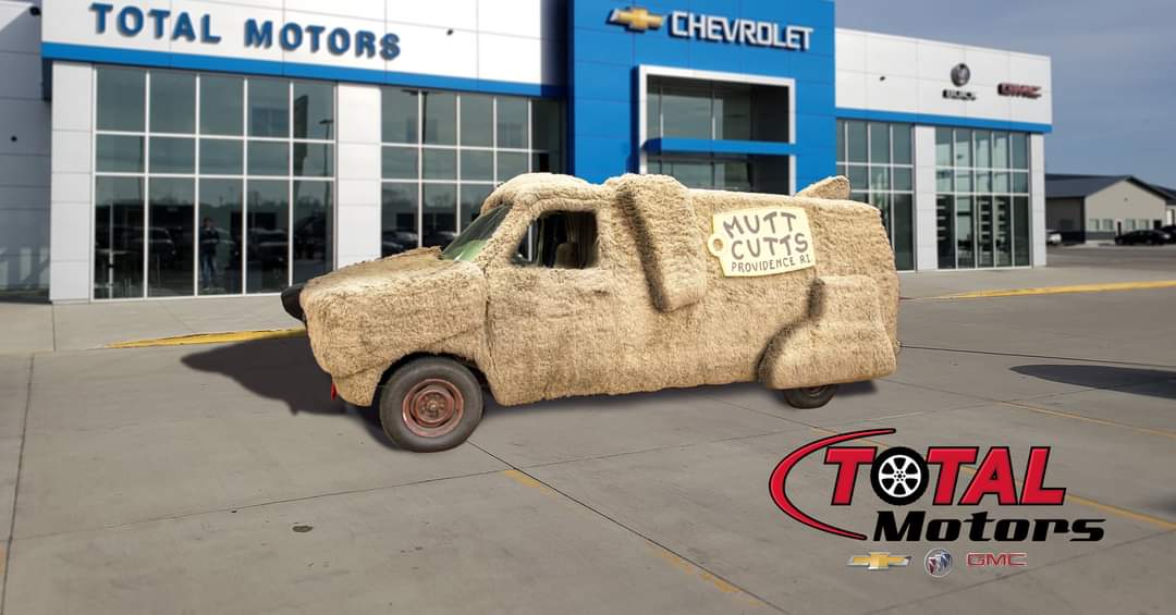 Total_Iowa's tweet photo. Look no further for your next vehicle! We traded in this unique van this morning. The customer decided to upgrade their work vehicle for a new fuel-efficient sedan at Total Motors. 

For any local groomers, this is the perfect vehicle. What a unique April 1st it's been so far... https://t.co/PEXOqV5ZCH