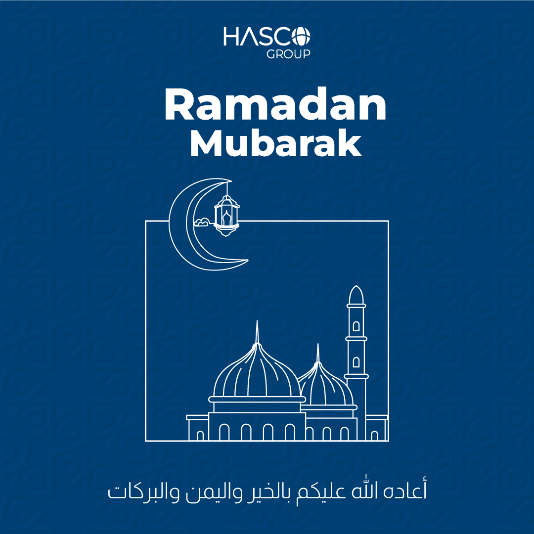 Hasco_group's tweet photo. أسرة هاسكو تهنئكم بحلول شهر رمضان المبارك أعاده الله علينا وعليكم بالخير واليمن والبركات، 
وتقبل منا ومنكم صالح الأعمال 🌙
#ramadan #ramadankareem #saudiarabia #hasco #ramadanmubarak #رمضان #رمضان_كريم https://t.co/kjGrlOSoHW