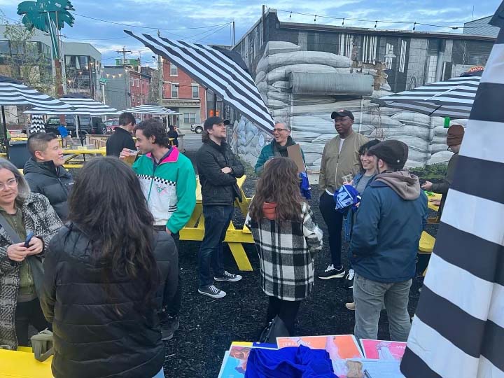riverwardsdems's tweet photo. A few moments from our RAD meet-up last week at Philadelphia Brewing Company. #goodtimes #riverwardsdems https://t.co/CfEVVXpVkp
