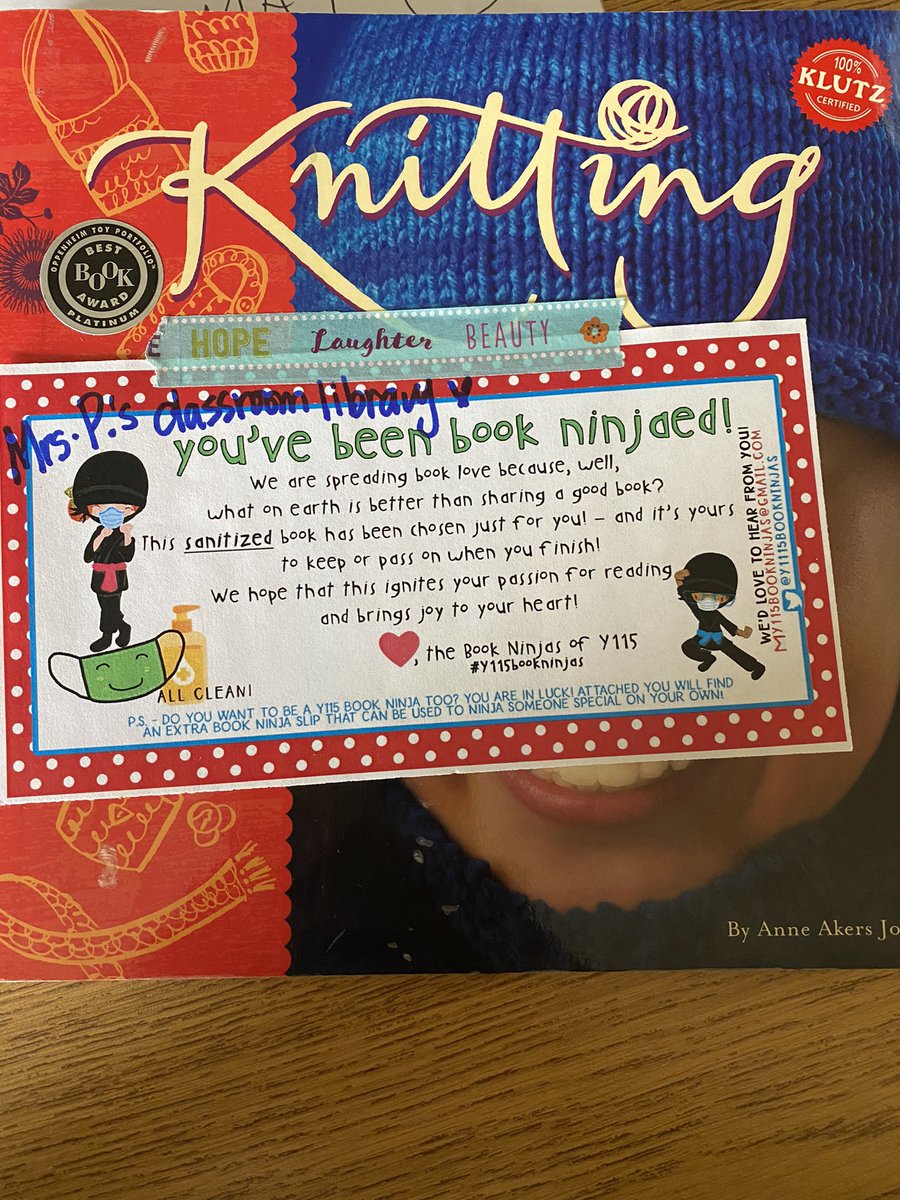 ReaderPeff's tweet photo. I know some kids who are going to love this!  Thanks @y115bookninjas !  You totally get us. https://t.co/aVyKHA9jkJ