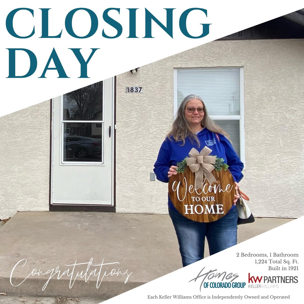 TheEricEstrada's tweet photo. Tanya! 

Thank you for trusting us over the past year and a half to guide you through the buying process and helping find the perfect home for you!

Enjoy your new home! Congratulations on such  a big milestone! 

#homesofco #homesofcoloradogroup #closingday #homesweethome https://t.co/P6xjnwxfqx