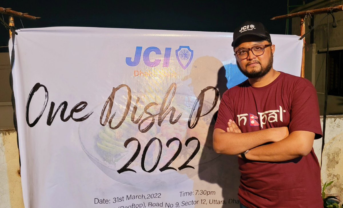 altamisnabil's tweet photo. JCI Dhaka West One Dish Party 2022. Thanks to our lovely members for the amazing foods! 😃

#JCIDhakaWest #JCIBangladesh #OneDishParty #LifeAsPresident https://t.co/pBEaZWUYRA