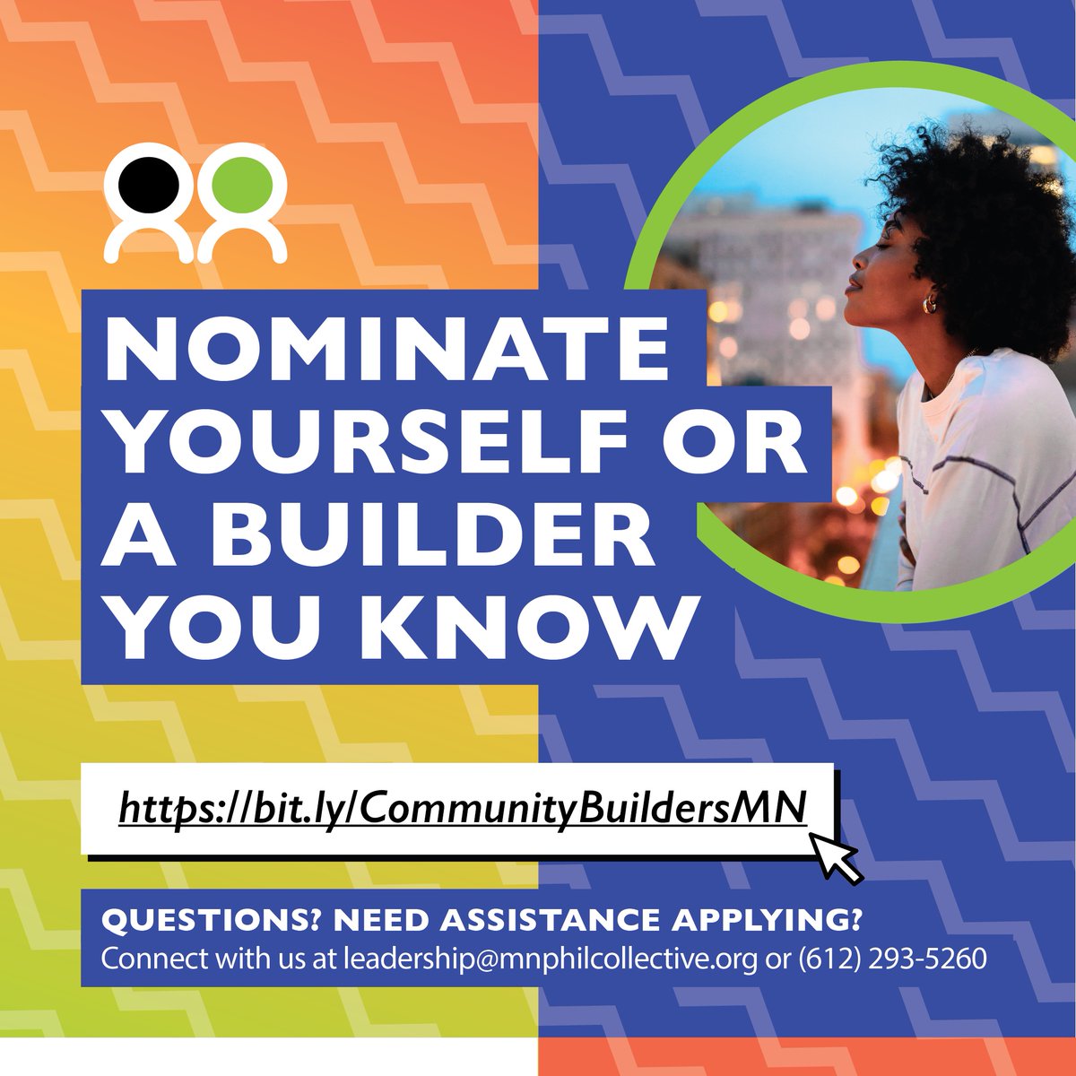 MNBlackCF's tweet photo. We're calling for nominations of #CommunityBuilders, ppl across MN who advance the social, economic, &amp;political interests of Black people to build with us. Builders will design a grant-making program +inform our work as we grow. Learn more &amp; nominate here: https://t.co/DBAkcLSS2m https://t.co/edNzFkCIqS