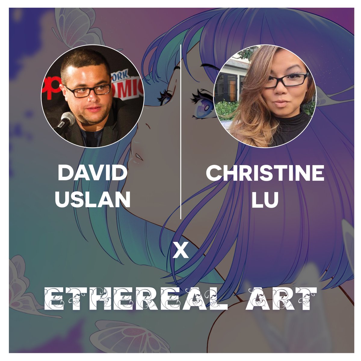 ✨ After weeks of strategic calls and meetings, we are thrilled to share that David Uslan &amp; Christine Lu will be advising and working with us to build our brand and IP. Welcome to Ethereal! ✨