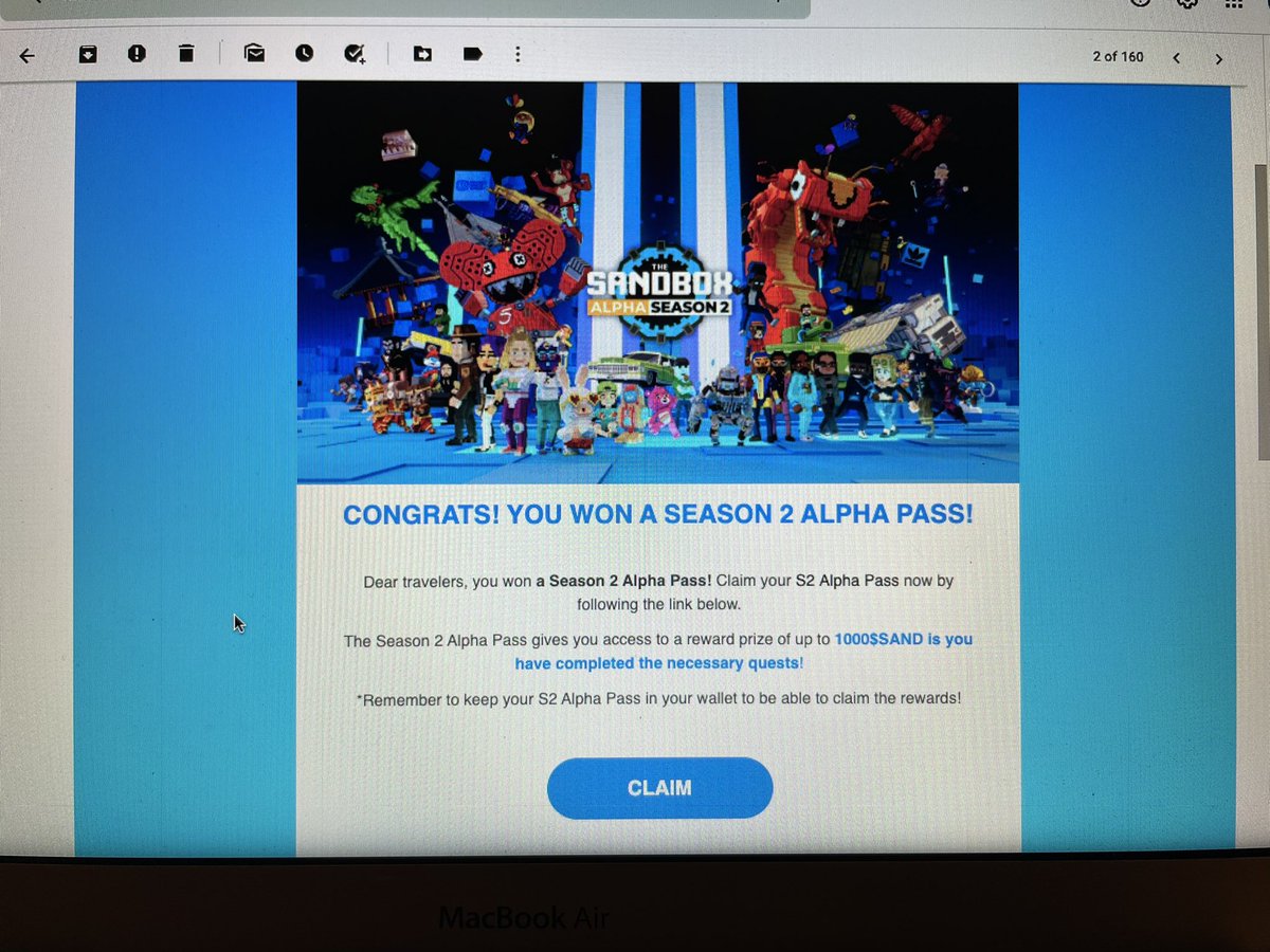 Ronin_Ginza's tweet image. Woooot woooot i won the @TheSandboxGame Alpha Pass 🤯. I want to say mucho gracias to The Sandbox team #SandboxAlphaS2Contest