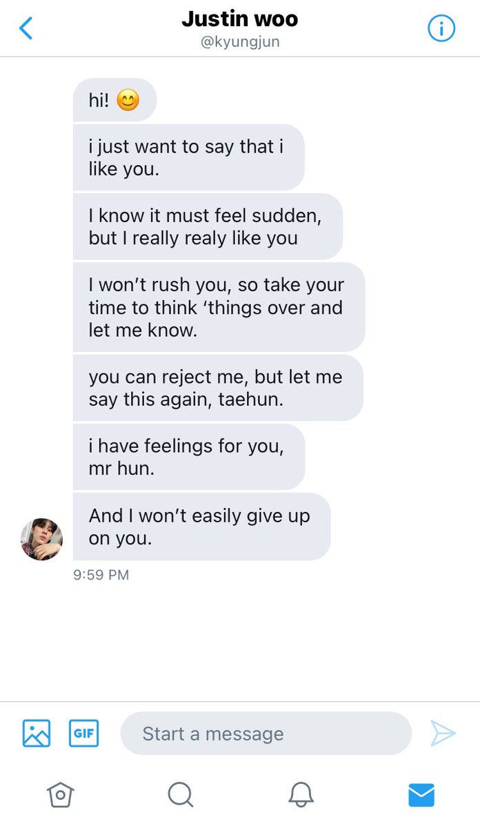 luvchoitaehun's tweet photo. #kyunghun short filo au—- kung saan ‘may umamin kay taehun out of nowhere sa saktong araw ng fools day, pero ‘mukhang akala niya lang na binibiro lang siya nito. https://t.co/QmYDwGcEWs