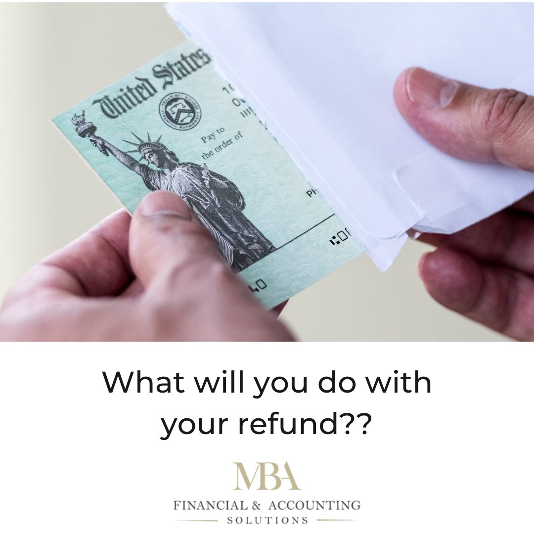 FinancialMba's tweet photo. Any plans for the huge refund we got you this year??
#taxrefund #takeittothebank #money https://t.co/ijCZctQzoX