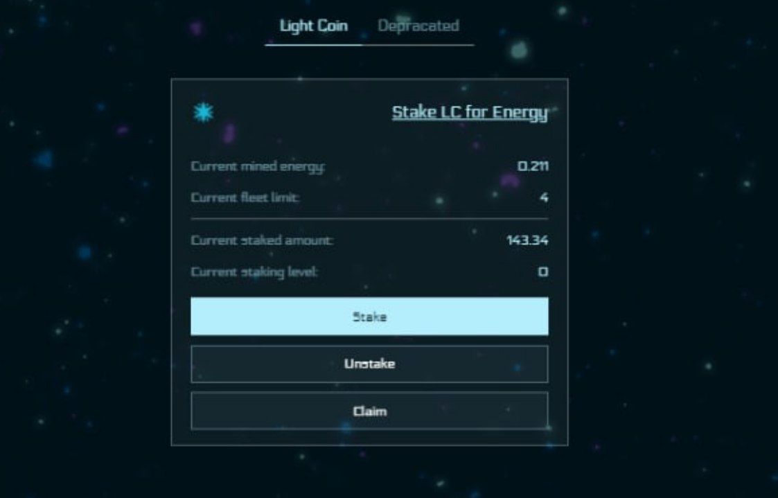 lightyear_game's tweet photo. Hello Commanderπ
Let's Stake $LC to get #Energy π₯
π https://t.co/LqTfdNZdrV
#LC #NewStaking #Energy #GameFi https://t.co/UO9UxdZ4Yv