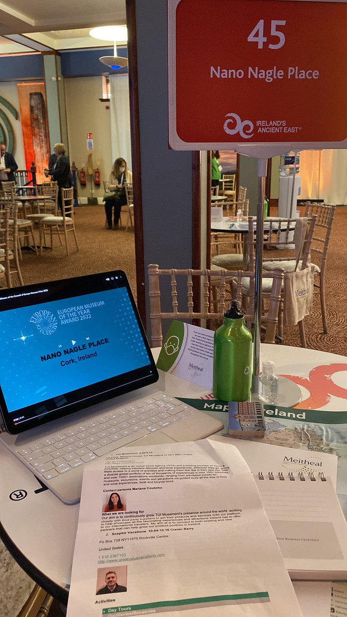 Dr_Danielle_OD's tweet image. Homeward bound from #Meitheal2022. After 2 years of Covid it was amazing to meet new buyers &amp;amp; lots of old friends. It’s always a joy to talk about @NanoNaglePlace &amp;amp; this year it was also exciting to share our journey towards sustainability with @Sust_Travel_Ire as @climate_ambass