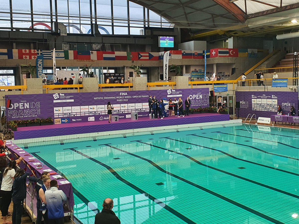 SarahMeha's tweet photo. Open de France de Natation Artistique 😊 https://t.co/mmGrRBXHvo