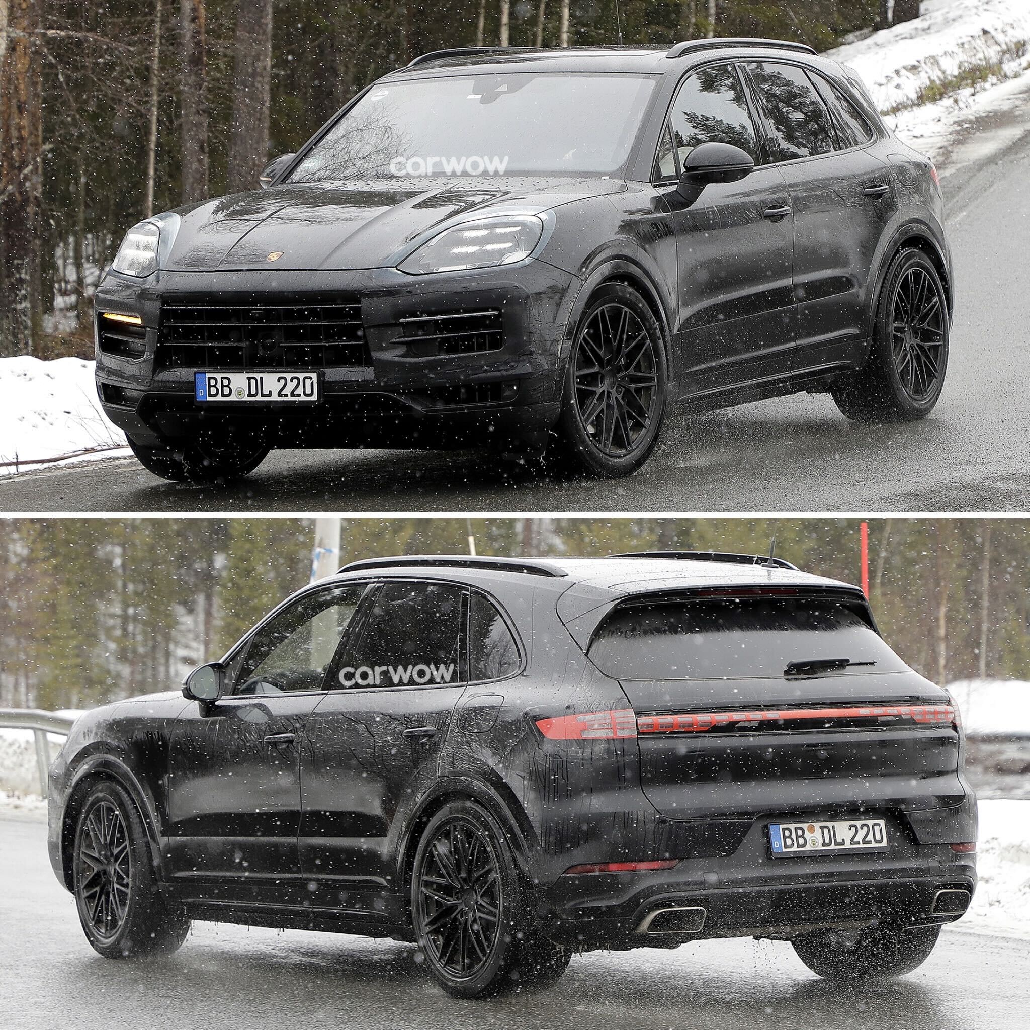 carwow on Twitter "SPOTTED updated Porsche Cayenne! ️ Slightly more