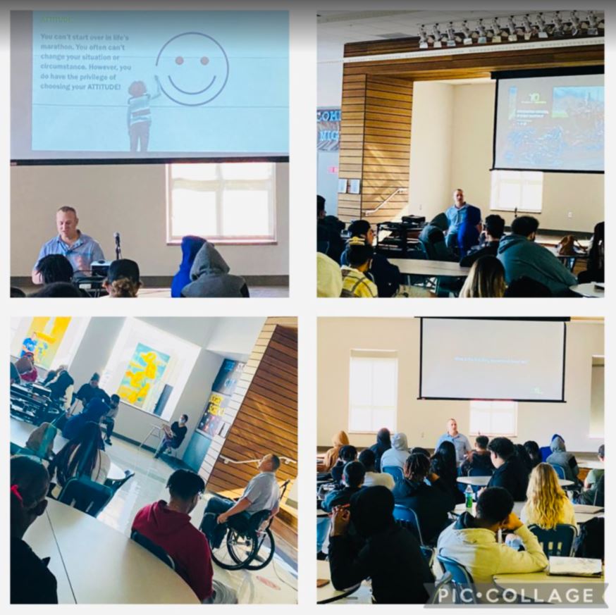 Thank you <a href="/TysonDever/">Tyson Dever</a> for your powerful message about overcoming unforeseen events, pushing yourself beyond limitations, and consequences of driving while distracted.  Your message delivery was awesome and well received by all! THANK YOU <a href="/TeensDriverSeat/">TeensDriverSeat</a>  <a href="/FortBendISD/">Fort Bend ISD</a> <a href="/colliam01/">Alexis Wilson</a>