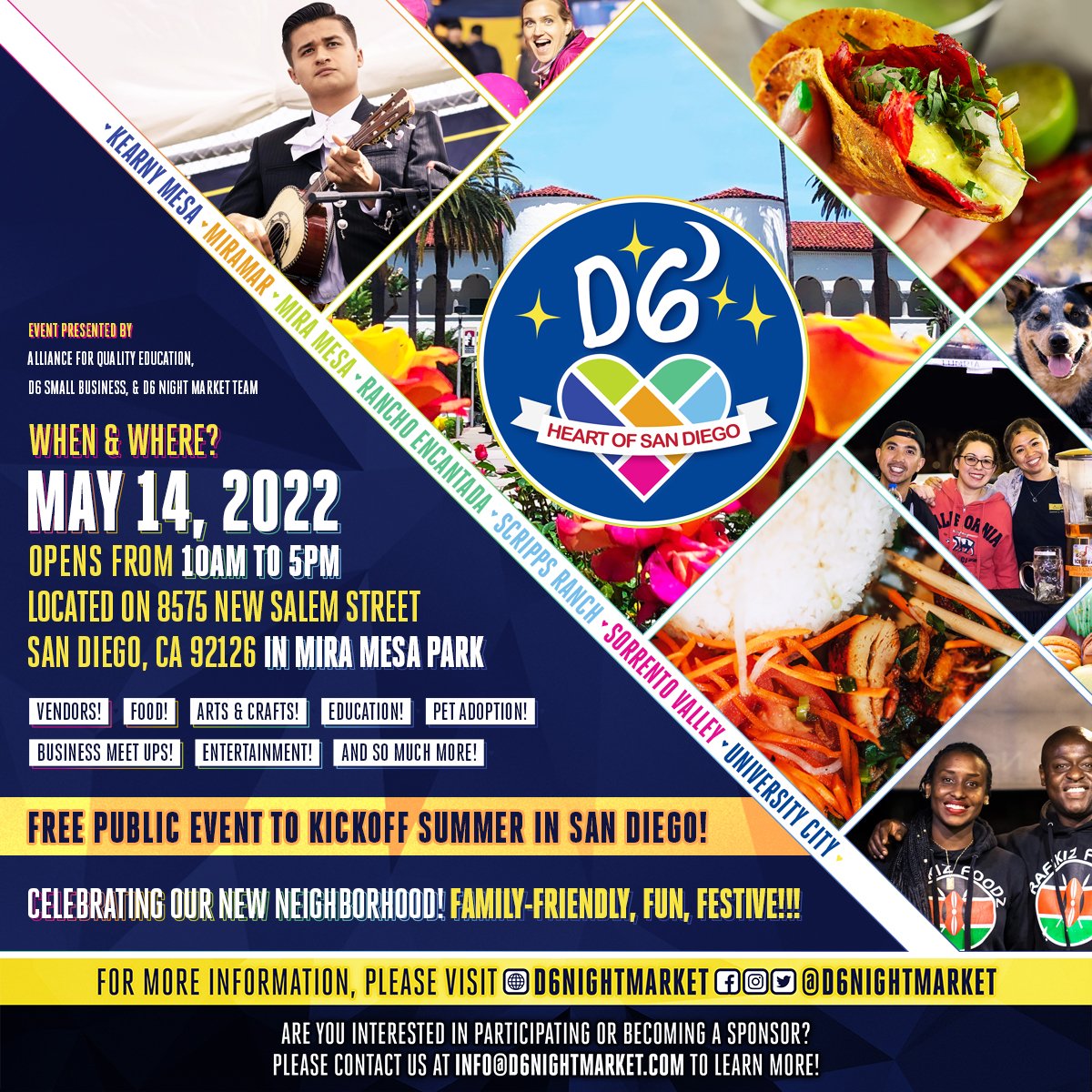Volunteer Needed for D6 Neighborhood Fair - mailchi.mp/d6nightmarket/…