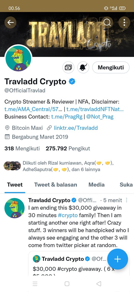 InsaneXXX77's tweet photo. @OfficialTravlad I hope the project goes ahead and I recommend others to join the project is a great team. https://t.co/zvNEUFRvT8