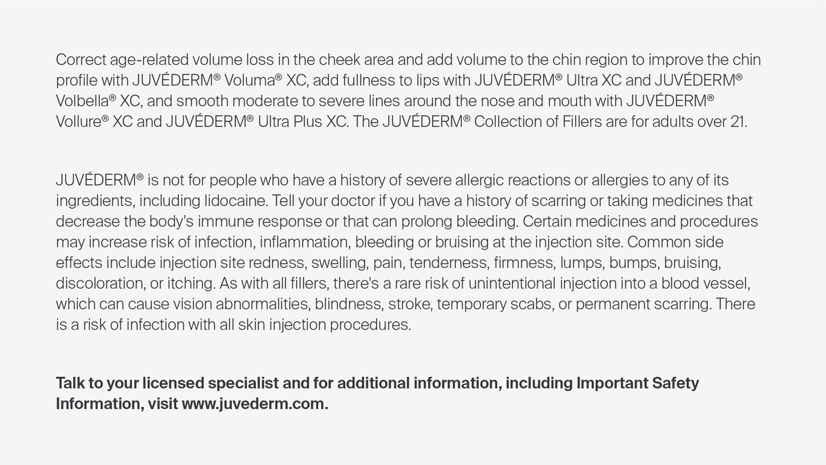 JUVÉDERM® Collection of Fillers tweet media