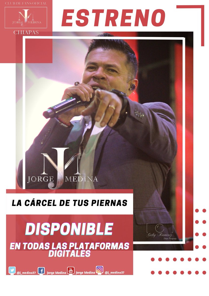 ClubJM_Chiapas3's tweet photo. Ya escuchaste el nuevo tema de @j_medina37, que joya de canción #LaCárcelDeTusPiernas será un éxito en todas más plataformas digitales felicitaciones 
Mira el video en este enlace 👇🏻

https://t.co/3HctCViVEU https://t.co/oNMYNrwTeQ
G.R. https://t.co/h2Cf0Z8Nbc
