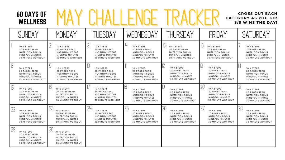 CALFIREWellness's tweet photo. The 60-Day Challenge Tracking Calendar is available through the Linktree on our Instagram bio! Print it and cross off tasks each day as you complete them. We hope you will join us for this 60-Day Challenge to healthier habits!

WE START TODAY! https://t.co/bOVEicJjVP