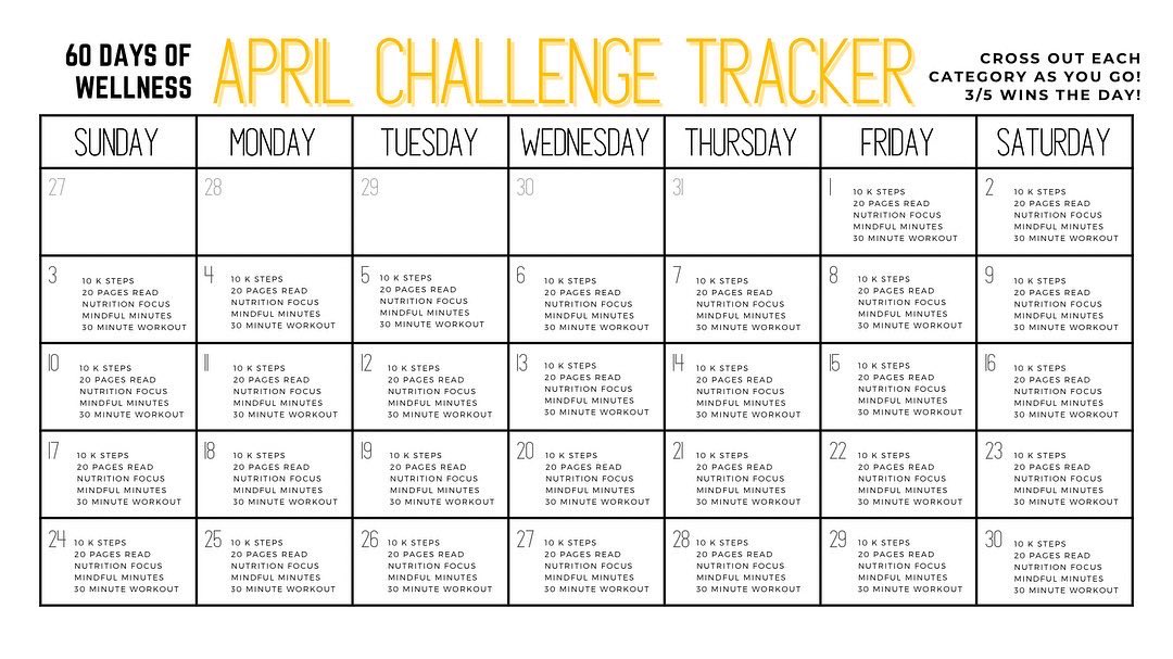 CALFIREWellness's tweet photo. The 60-Day Challenge Tracking Calendar is available through the Linktree on our Instagram bio! Print it and cross off tasks each day as you complete them. We hope you will join us for this 60-Day Challenge to healthier habits!

WE START TODAY! https://t.co/bOVEicJjVP