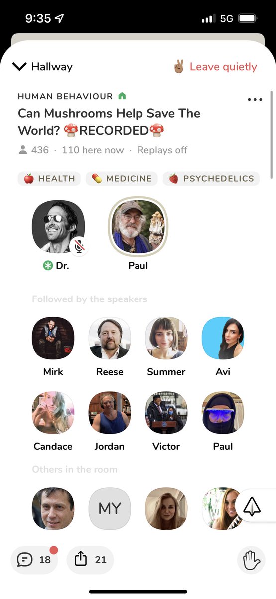 PaulStamets's tweet photo. Live on @Clubhouse !

https://t.co/M1b33iCflh https://t.co/dVVARazIfC