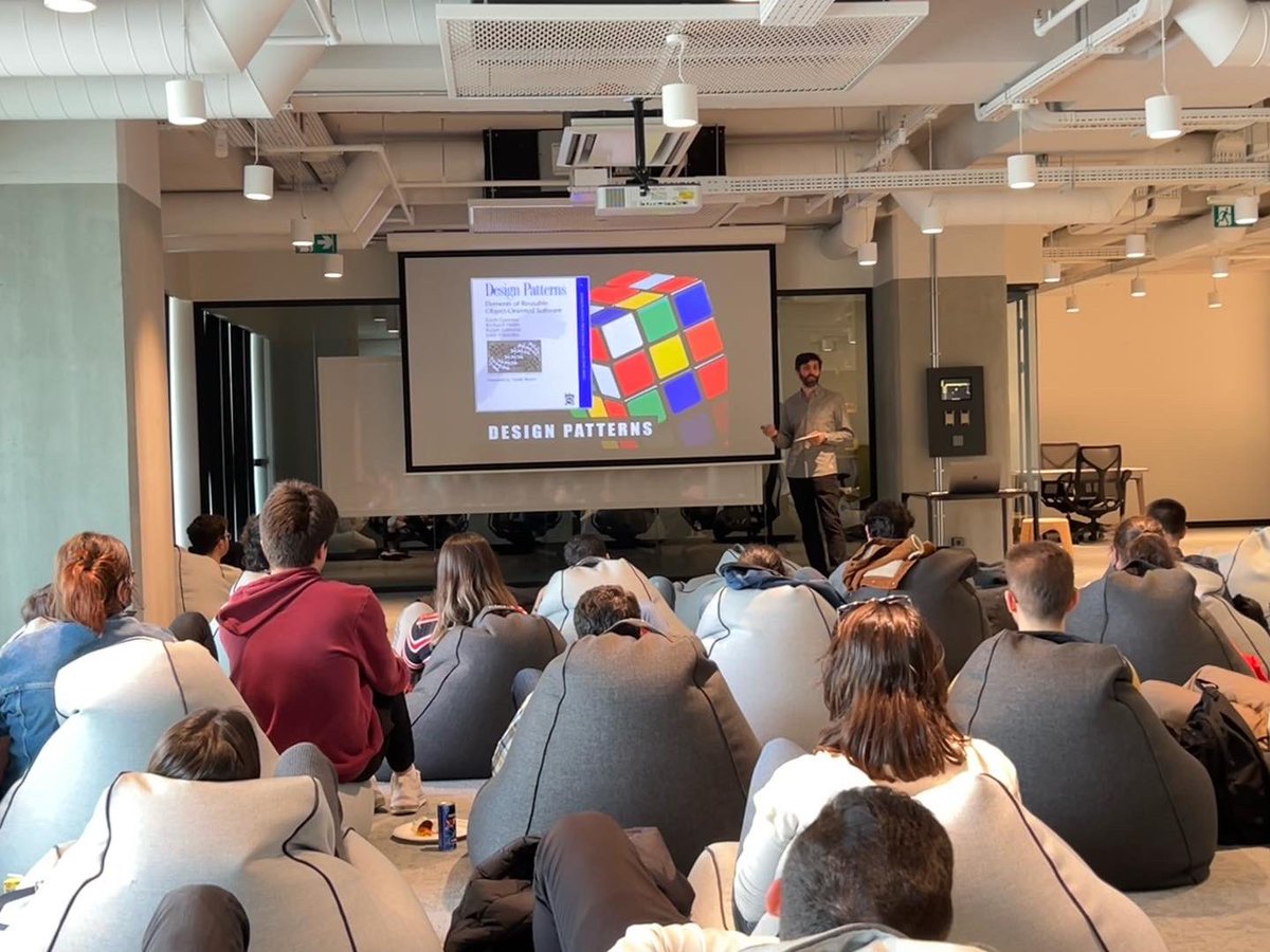PeakCom's tweet photo. We had a great Engineering Meetup today 💥 Students from Istanbul Technical University were eager to learn more about how to write clean code and implement design patterns. Thank you for visiting! https://t.co/OSJZeA0hdm