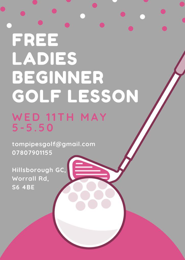 FREE ladies beginner golf lesson 👇👇