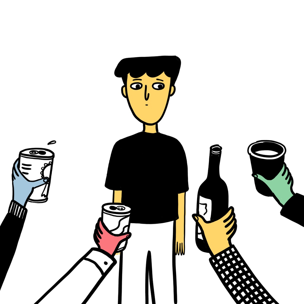 Going out tonight? Here are some safe drinking strategies: 
📝 Pace yourself by tracking your drinks. 
🍞🥤 Eat food and drink water. 
👀 Ask a friend to keep an eye on you. 

For more ➜ gritx.org/content#614