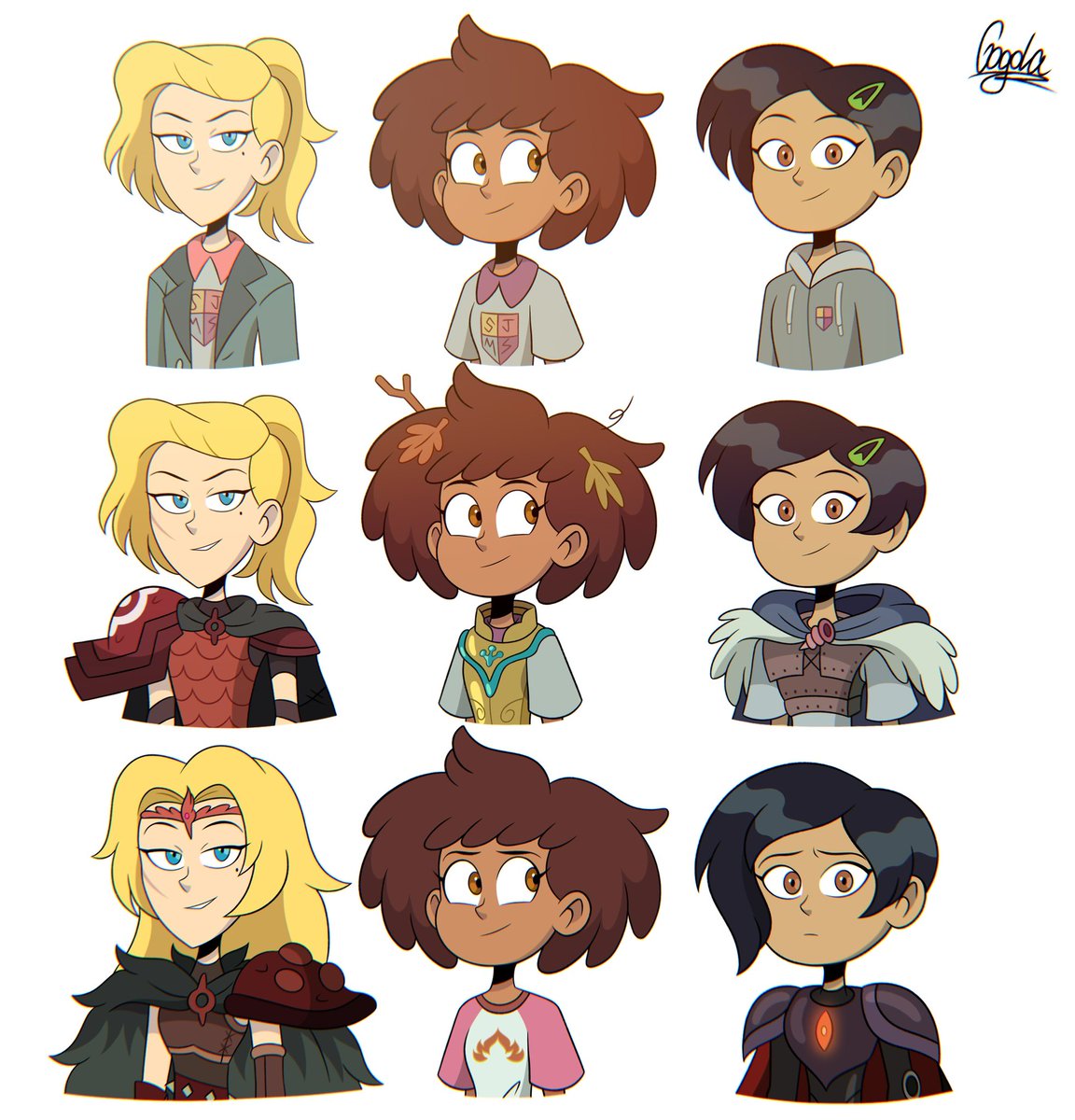Gogola_Star's tweet photo. Amphibia Calamity trio:
•Pre-Amphibia 
•Season 2 
•Season 3
#amphibia #amphibiafanart https://t.co/uLmZiOBXMC