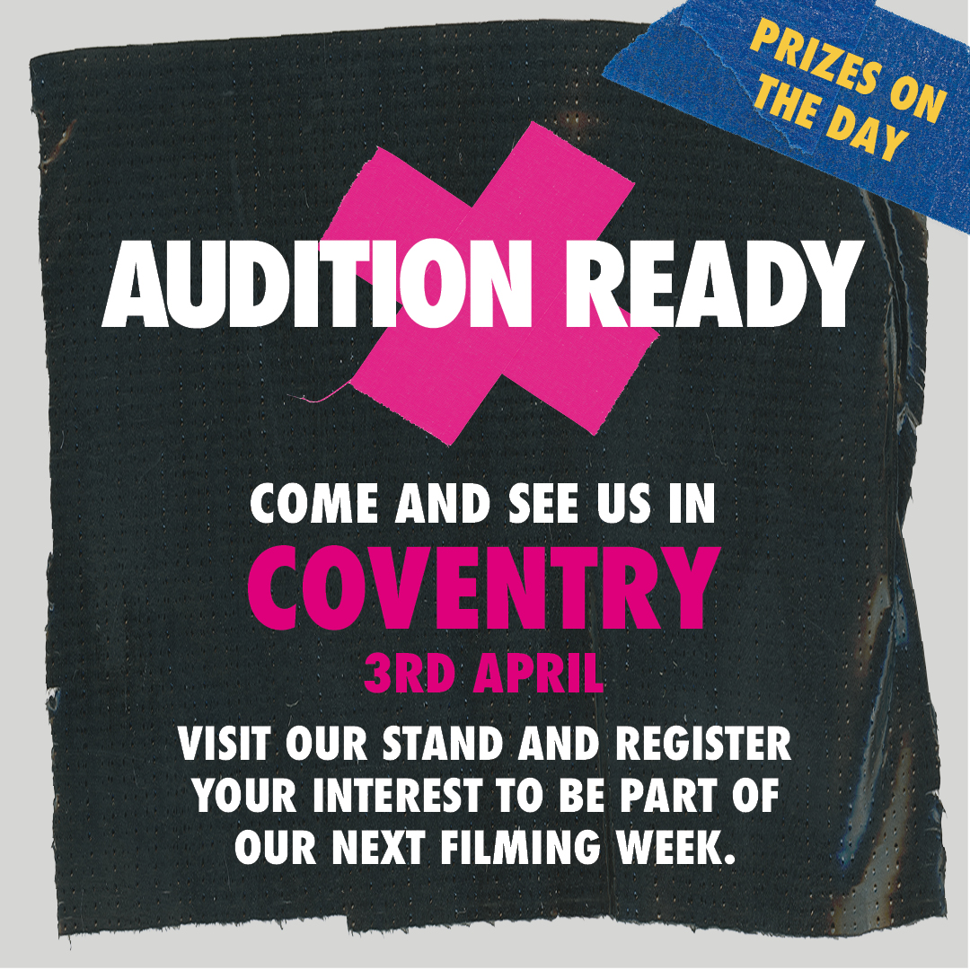 CanYouDance_uk's tweet photo. Coventry dancers! Be sure to visit the Auditon Ready stand on Sunday! You could be part of their next filming! @auditionready https://t.co/xX4qkv7xUf