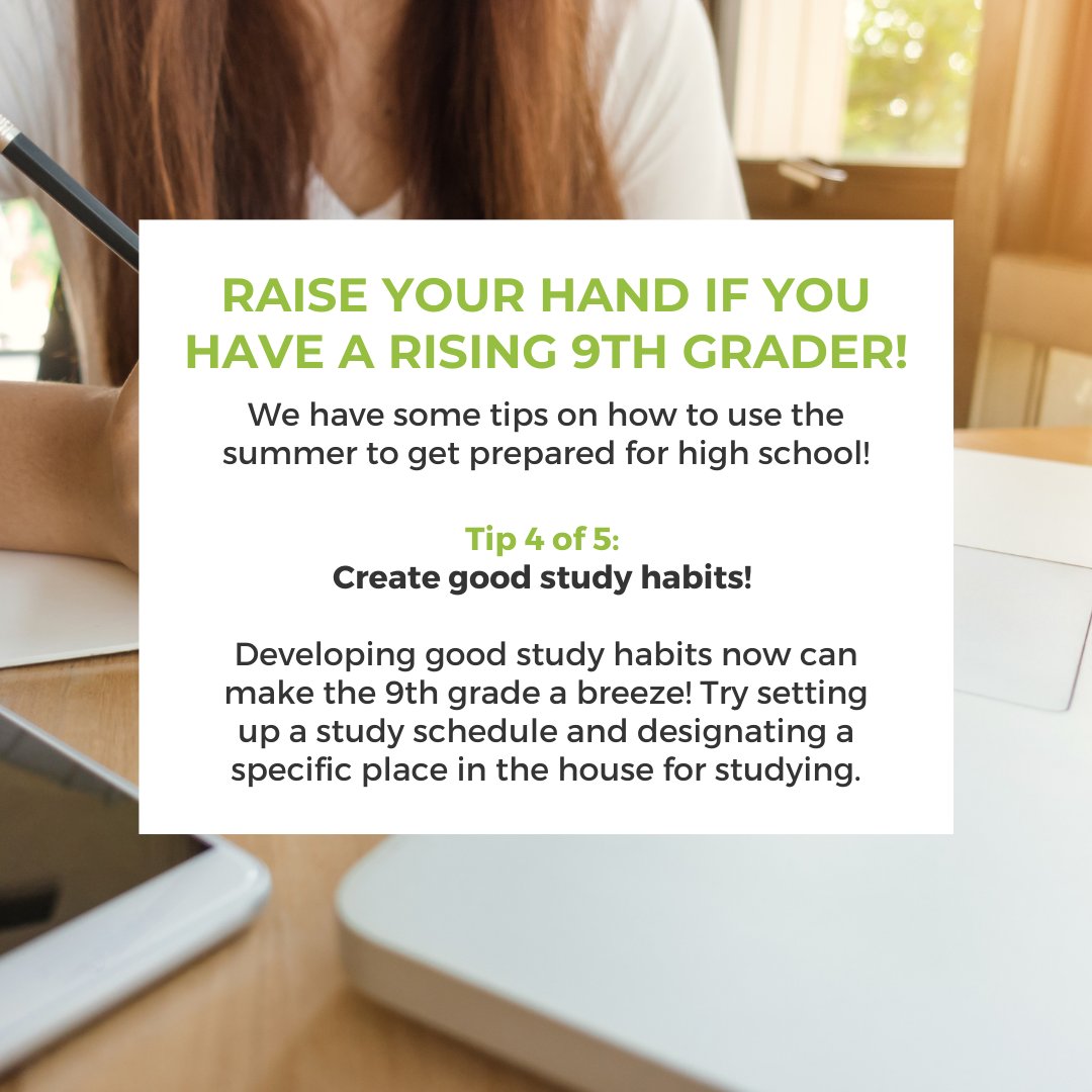 ADVCollegePlan's tweet photo. Rising freshman parents: Are you ready to set your student up for success?

Solid study habits are instrumental in setting up your student for college readiness! ✅

#collegesuccess #freecollegetips #NCcollegeassistance https://t.co/G8GFIUo01S