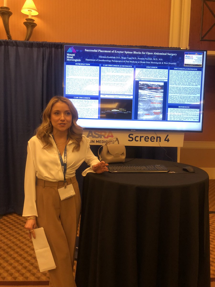 Hurry to see my resident @elenorakoshchak presenting at #ASRASPRING22 !