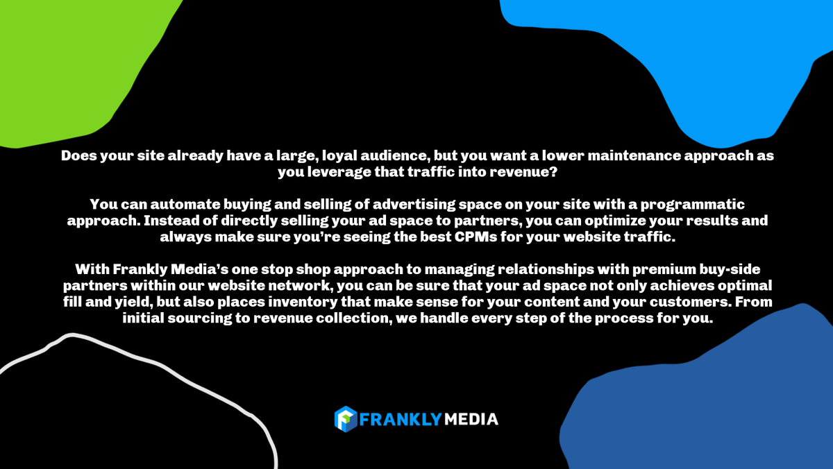 Here’s another way Frankly can help you.