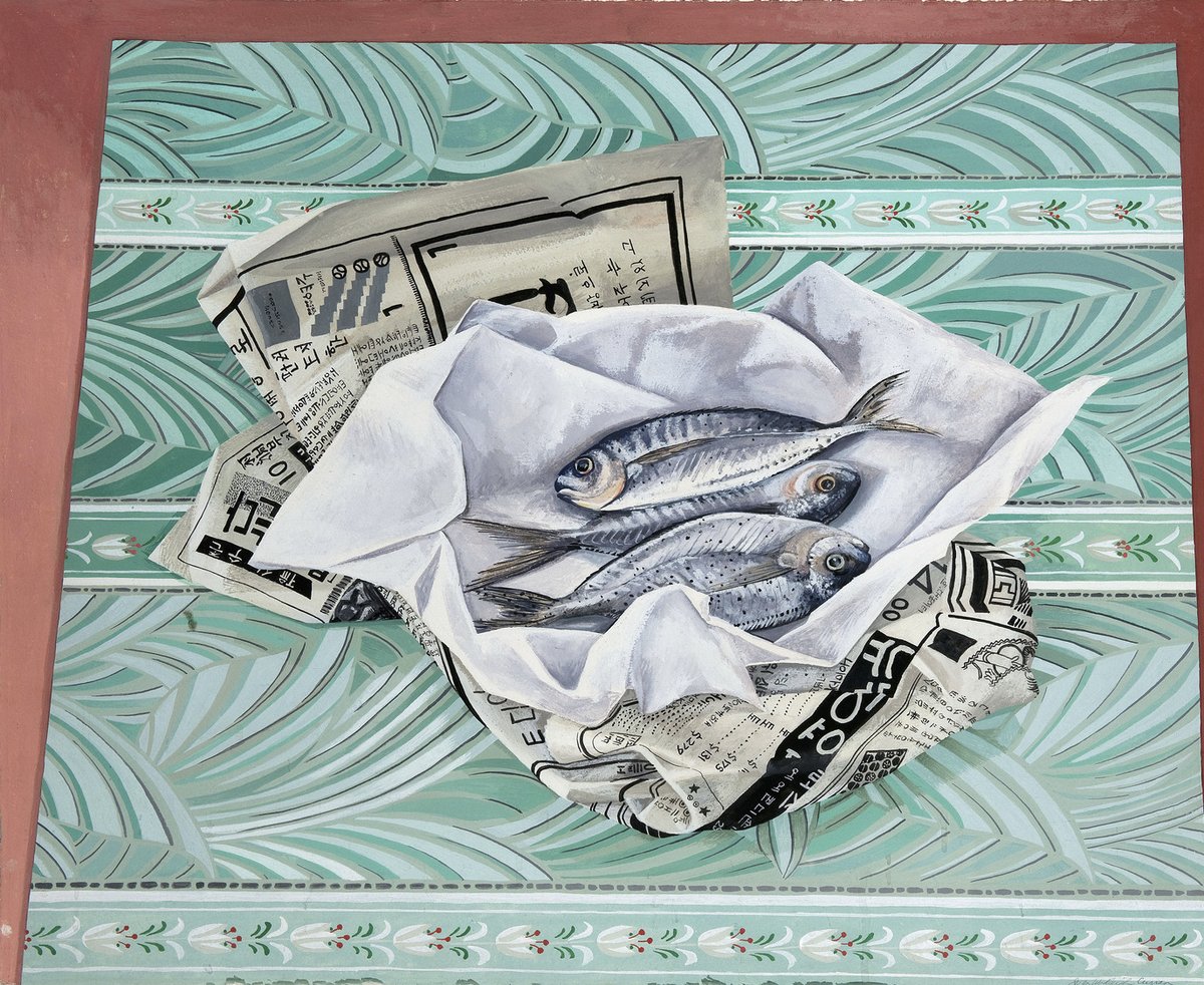 WoodmereArt's tweet photo. In some countries, the April 1 holiday is known as "April Fish" instead of April Fools'.
While the origins of the holiday are murky, it is still a day known for pranks, but the pranks tend to involve fish!
--
Image: Fish, 1982, by Joan Wadleigh Curran
#AprilFools #AprilFish https://t.co/hiPCDtg1Qc