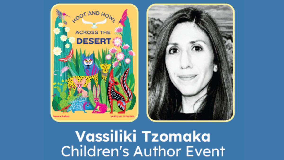 EssexLibraries's tweet photo. Free Easter hols events for 4-11s. Join @v_tzomaka, author of Hoot and Howl Across the Desert. Find out about amazing desert animals, with a fun craft activity. Sat 9 Apr #Prettygate https://t.co/V9OgeioxZp or #Greenstead https://t.co/32ipEoFzCM. Book now! #EssexYearOfReading https://t.co/TS5fNGiQyJ