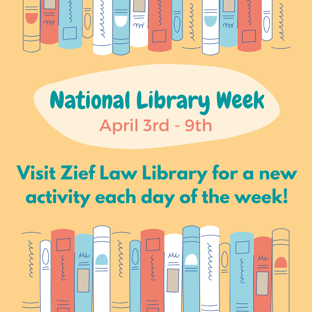 usflawlib's tweet photo. Next week is National Library Week. https://t.co/lBfZfZRsLi