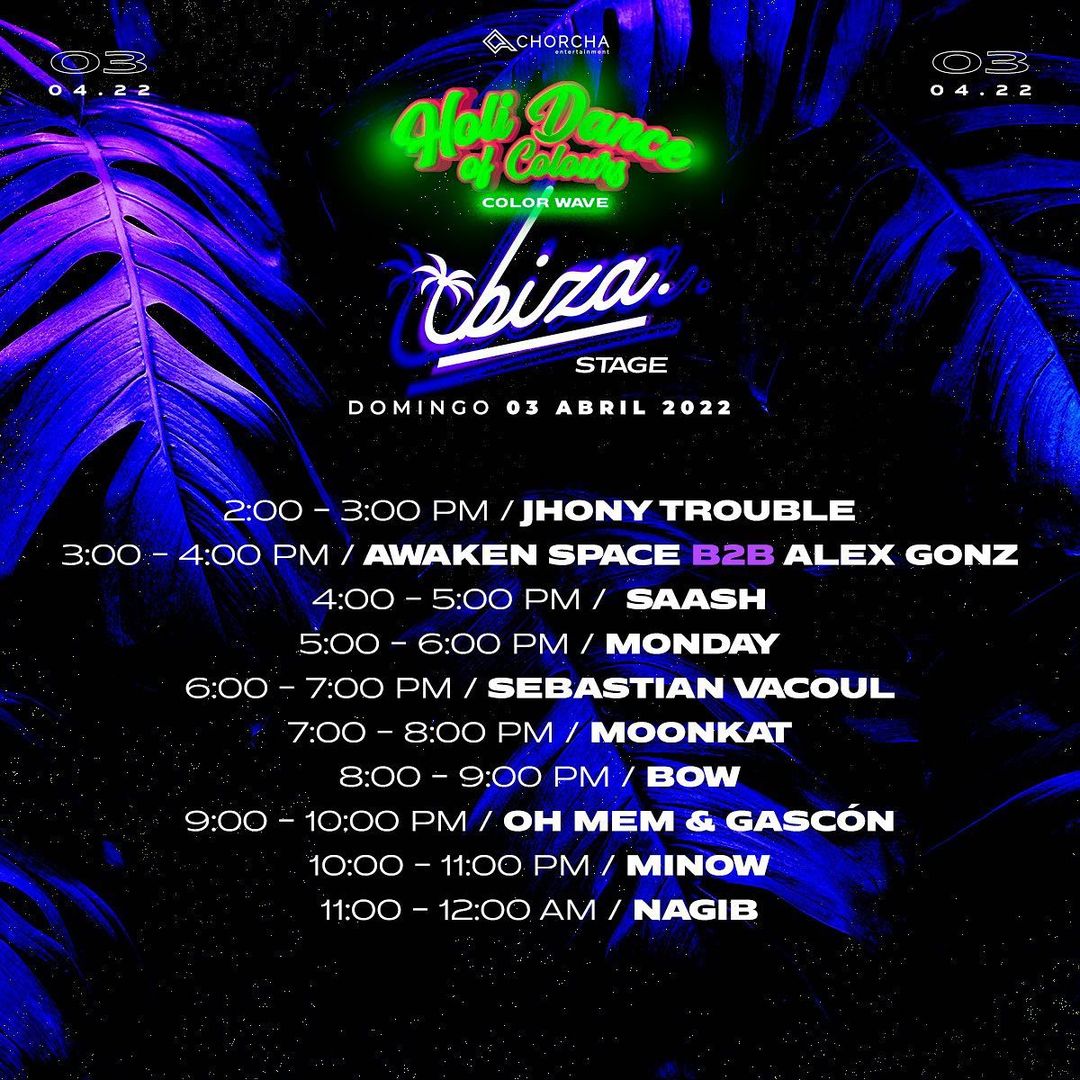 NochesElectroMx's tweet photo. Horarios para este 03 de Abril en Holi Dance of Colours!
en la Ex Hacienda La Pitaya🌈 #Queretaro
🎫:556187-0424 📲 #PrecioEspecial
#HDC2022 #ColorWave #NochesElectrónicas https://t.co/2sOGV6TWrF