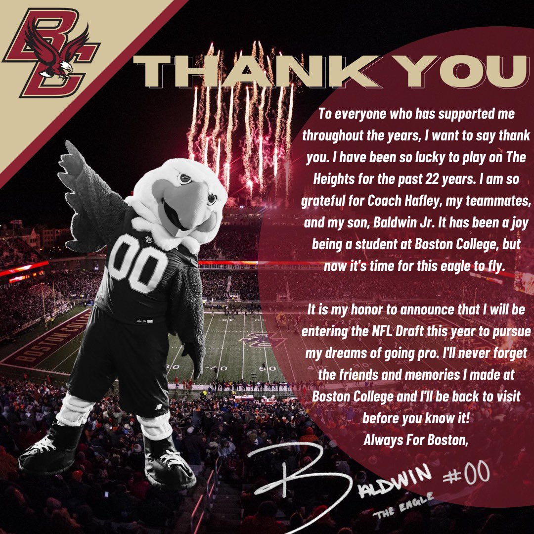 bcbaldwineagle's tweet photo. Big announcement! 👀

#ForBoston🦅 https://t.co/RwK22dyW7B