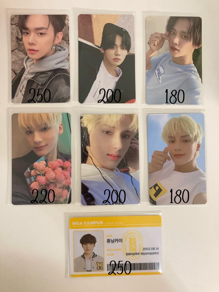 beomjunkart's tweet photo. wts lfb ph

» yeonjun you, foe &amp; freeze pob
» hueningkai you, boy, foe pob, moa campus id

⋇ yj you &amp; hk boy has album marks
— payo / dop: 1 week
— mop: gcash; mod: sco 

dm me for the condition 🙌🏻

🏷 txt pc tcc fight or escape weverse https://t.co/HMO1bPLkN8