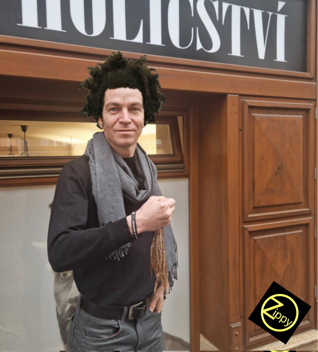 MemesZippy's tweet photo. Nový účes
#ivanbartos @PiratIvanBartos #april #satira #vtipy #Memes https://t.co/Yu66obh5X5