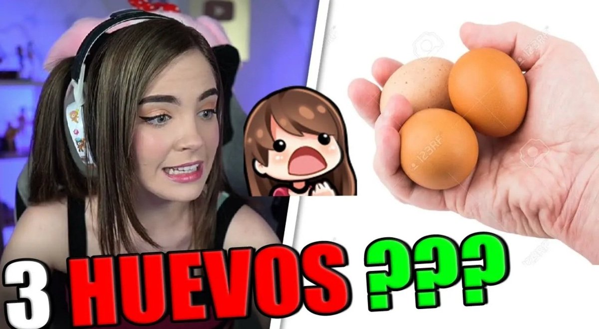 Heroe__Sy's tweet photo. Chicos, nuevo vídeo en #YouTube de la señorita @staryuukiii ❤

Vayan a verlo a su segundo canal #Staryuuklips✨️

🥚¿PORQUÉ LOS HOMBRES NO TIENEN 3 HUEVOS 🤔? 🥚🥚

🔗: https://t.co/QJz6Jpo8Ag https://t.co/ni8iM4TYVZ