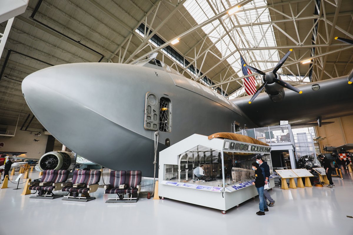 EvergreenMuseum's tweet photo. 🚨 BREAKING NEWS 🚨

This just in – Aviation researchers just reported back that the Spruce Goose is actually made of spruce! 

It was long believed that almost the whole aircraft was made from birch, but now history has been rewritten. 

#aprilfooldays #sprucegoose https://t.co/QpUexOC3Bu
