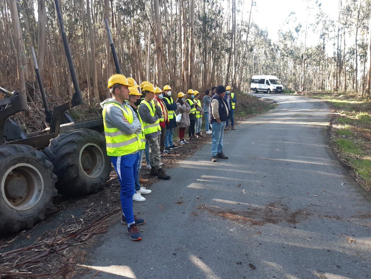 IngForestalPO's tweet photo. Saída de Prácticas de Aproveitamentos #Forestais https://t.co/bebSEQYqTr